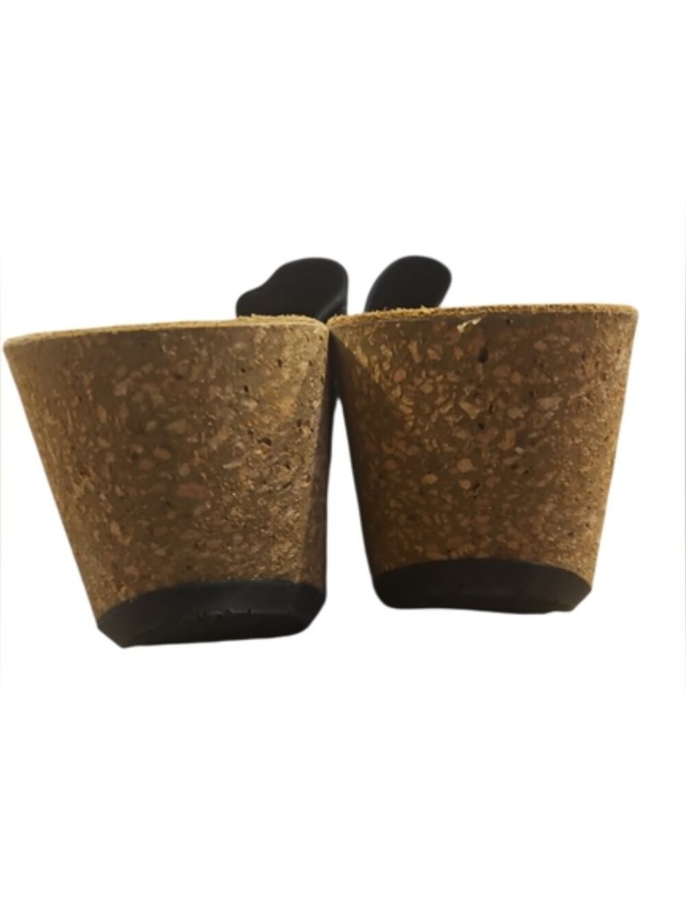 Donald Pliner SZ 8.5 Ginie Black Patent Leather Platform Wedge Sandals - Picture 8 of 8